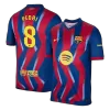 Camiseta PEDRI #8 Barcelona 2025/26 Cuarta Equipación - Versión Hincha - camisetasfutbol