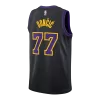Camiseta Dončić #77 Los Angeles Lakers Swingman Black 25/26 NBA Jersey - City Edition - camisetasfutbol