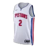 Camiseta Cunningham #2 Detroit Pistons Swingman White NBA Jersey - Association Edition - camisetasfutbol