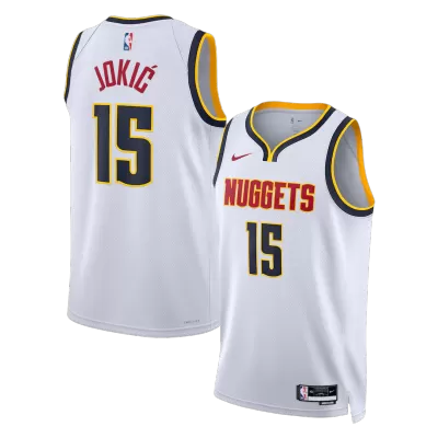 Camiseta Jokić #15 Denver Nuggets Swingman White NBA Jersey - Association Edition - camisetasfutbol