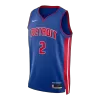 Camiseta Cunningham #2 Detroit Pistons Swingman Blue NBA Jersey - Icon Edition - camisetasfutbol