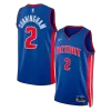 Camiseta Cunningham #2 Detroit Pistons Swingman Blue NBA Jersey - Icon Edition - camisetasfutbol