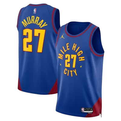 Camiseta Murray # 27 Denver Nuggets Swingman Blue NBA Jersey - Statement Edition - camisetasfutbol