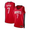 Camiseta Durant#7 Houston Rockets Swingman Red NBA Jersey - Icon Edition - camisetasfutbol
