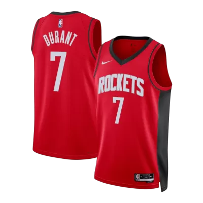 Camiseta Durant#7 Houston Rockets Swingman Red NBA Jersey - Icon Edition - camisetasfutbol