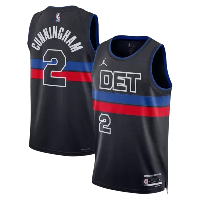 Camiseta Cunningham #2 Detroit Pistons Swingman Black NBA Jersey - Statement Edition - camisetasfutbol