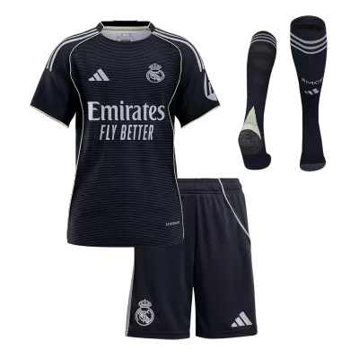 Miniconjunto Completo Real Madrid 2025/26 Segunda Equipación Niño - camisetasfutbol