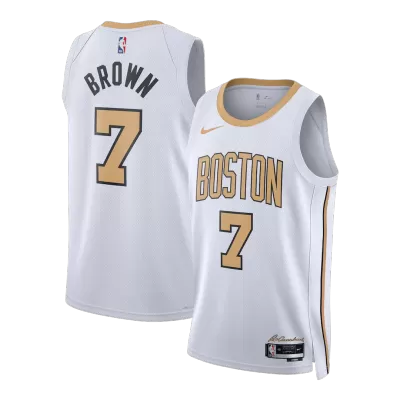 Camiseta Brown #7 Boston Celtics Swingman White 25/26 NBA Jersey - City Edition - camisetasfutbol