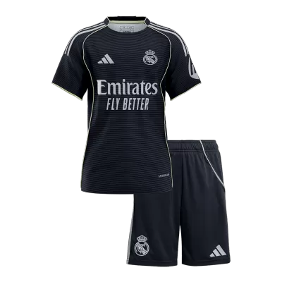Miniconjunto Real Madrid 2025/26 Segunda Equipación Niño - camisetasfutbol