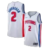 Camiseta Cunningham #2 Detroit Pistons Swingman White NBA Jersey - Association Edition - camisetasfutbol