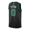 Camiseta Tatum #0 Boston Celtics Swingman Black NBA Jersey - Statement Edition - camisetasfutbol