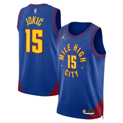Camiseta Jokić #15 Denver Nuggets Swingman Blue NBA Jersey - Statement Edition - camisetasfutbol