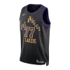 Camiseta Dončić #77 Los Angeles Lakers Swingman Black 25/26 NBA Jersey - City Edition - camisetasfutbol