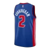 Camiseta Cunningham #2 Detroit Pistons Swingman Blue NBA Jersey - Icon Edition - camisetasfutbol