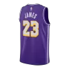 Camiseta James#23 Los Angeles Lakers Swingman Purple NBA Jersey - Statement Edition - camisetasfutbol