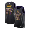 Camiseta Dončić #77 Los Angeles Lakers Swingman Black 25/26 NBA Jersey - City Edition - camisetasfutbol