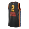 Camiseta Gilgeous-Alexander #2 Men's Oklahoma City Thunder Swingman Black 24/25 NBA Jersey - City Edition - camisetasfutbol