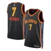 Camiseta Holmgren #7 Men's Oklahoma City Thunder Swingman Black 24/25 NBA Jersey - City Edition - camisetasfutbol