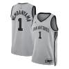 Camiseta Wembanyama #1 San Antonio Spurs Swingman Gray NBA Jersey - Statement Edition - camisetasfutbol