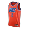 Camiseta Gilgeous-Alexander #2 Men's Oklahoma City Thunder Swingman Red NBA Jersey - Statement Edition - camisetasfutbol