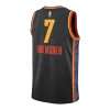Camiseta Holmgren #7 Men's Oklahoma City Thunder Swingman Black 24/25 NBA Jersey - City Edition - camisetasfutbol