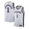 Camiseta Wembanyama #1 San Antonio Spurs Swingman White NBA Jersey - Association Edition - camisetasfutbol