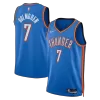 Camiseta Holmgren #7 Men's Oklahoma City Thunder Swingman Blue NBA Jersey - Icon Edition - camisetasfutbol