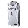 Camiseta Wembanyama #1 San Antonio Spurs Swingman White NBA Jersey - Association Edition - camisetasfutbol