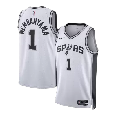 Camiseta Wembanyama #1 San Antonio Spurs Swingman White NBA Jersey - Association Edition - camisetasfutbol