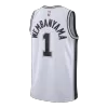 Camiseta Wembanyama #1 San Antonio Spurs Swingman White NBA Jersey - Association Edition - camisetasfutbol