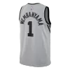 Camiseta Wembanyama #1 San Antonio Spurs Swingman Gray NBA Jersey - Statement Edition - camisetasfutbol