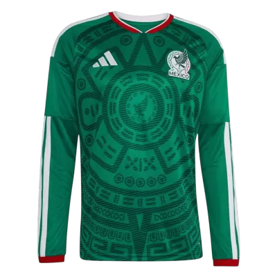 Camiseta Manga Larga Mexico 2026 Primera Equipación Copa del Mundo - Versión Hincha - camisetasfutbol