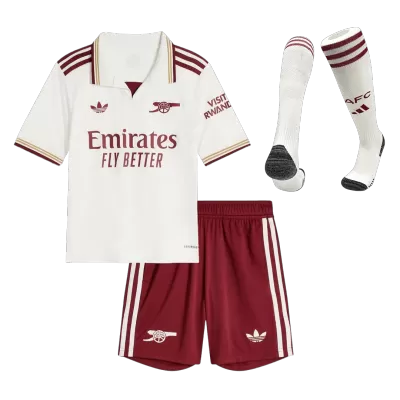 Miniconjunto Completo Arsenal 2025/26 Tercera Equipación Niño - camisetasfutbol