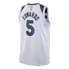 Camiseta EDWAROS #5 Minnesota Timberwolves White NBA Jersey - Association Edition - camisetasfutbol