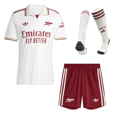 Conjunto Completo Arsenal 2025/26 Tercera Equipación - camisetasfutbol