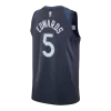 Camiseta EDWAROS #5 Minnesota Timberwolves Navy NBA Jersey - Icon Edition - camisetasfutbol