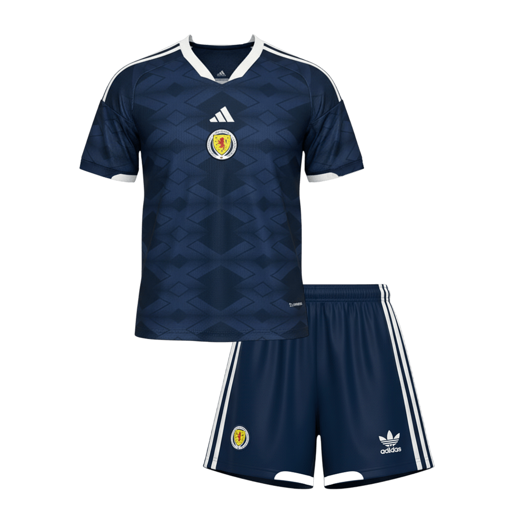 Miniconjunto Escocia 2026 Primera Equipación Copa del Mundo Niño - camisetasfutbol