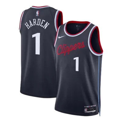 Camiseta Harden #1 LA Clippers Swingman Navy NBA Jersey - Icon Edition - camisetasfutbol