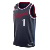 Camiseta Harden #1 LA Clippers Swingman Navy NBA Jersey - Icon Edition - camisetasfutbol