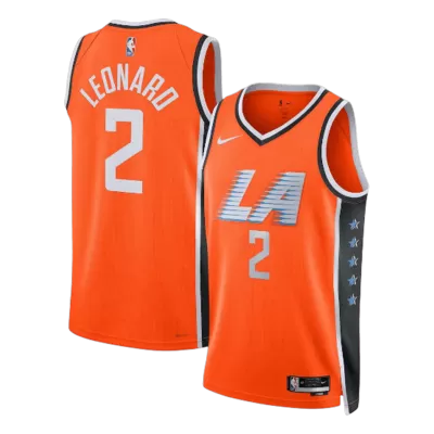 Camiseta Leonard #2 LA Clippers Swingman Orange 25/26 NBA Jersey - City Edition - camisetasfutbol
