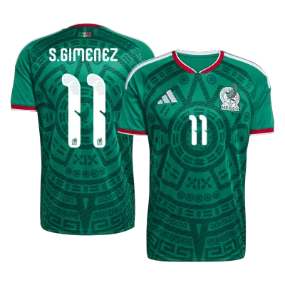 Camiseta S.GIMENEZ #11 Mexico 2026 Primera Equipación Copa del Mundo - Versión Hincha - camisetasfutbol