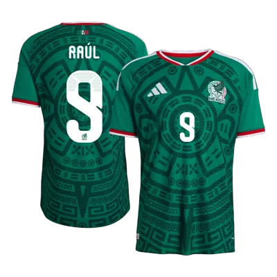 Camiseta versión jugador Raúl #9 Mexico 2026 Primera Equipación Copa del Mundo - Versión Jugador - camisetasfutbol