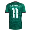 Camiseta S.GIMENEZ #11 Mexico 2026 Primera Equipación Copa del Mundo - Versión Hincha - camisetasfutbol