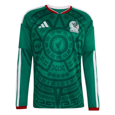 Camiseta Manga Larga Mexico 2026 Primera Equipación Copa del Mundo - Versión Hincha - camisetasfutbol