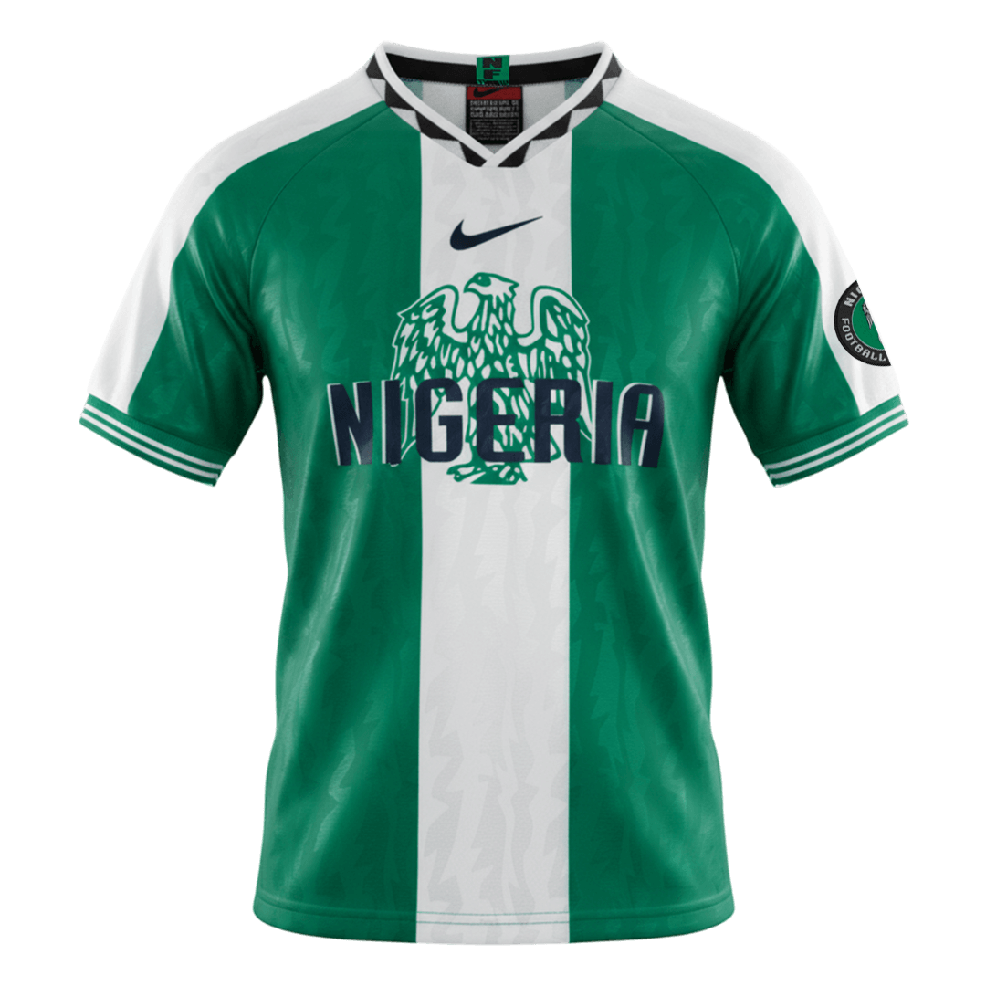 Camiseta Retro 1996 Nigeria Primera Equipación - camisetasfutbol