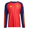 Camiseta versión jugador Manga Larga España 2026 Primera Equipación Copa del Mundo -Versión Jugador - camisetasfutbol