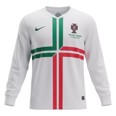 Camiseta Retro 2012 Portugal Segunda Equipación Manga Larga - camisetasfutbol