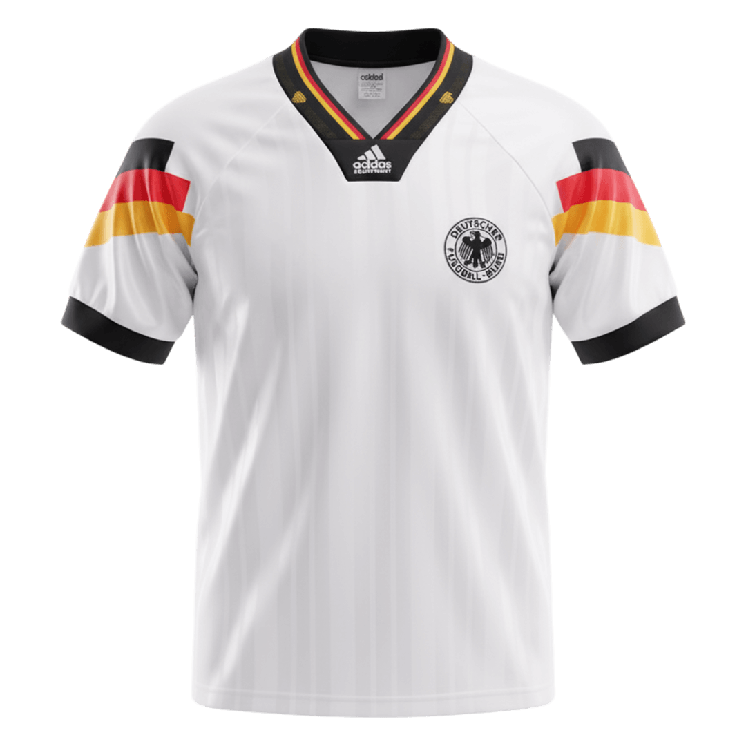 Camiseta Retro 1992 Alemania Primera Equipación - camisetasfutbol