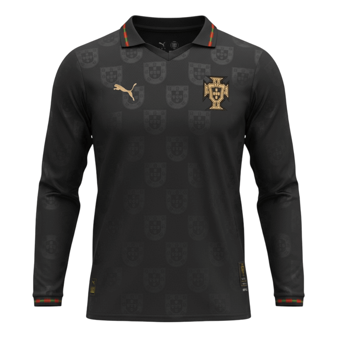 Camiseta Manga Larga Portugal 2026 Edición Especial Especial Copa del Mundo - Versión Hincha - camisetasfutbol