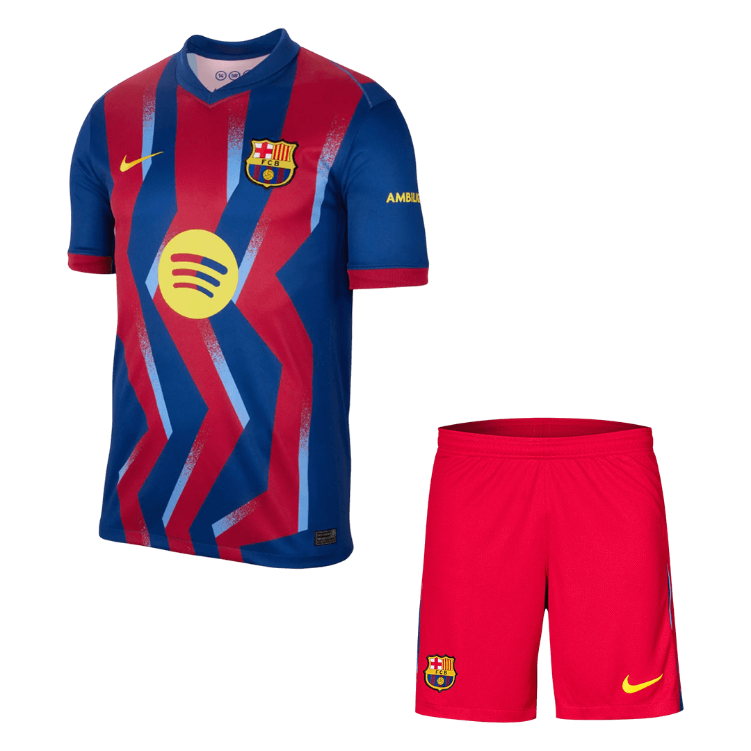 Conjunto Barcelona 
2025/26 Fourth Away - camisetasfutbol